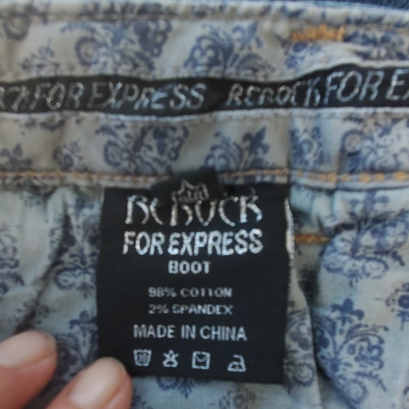 Express Rerock Distressed Jeans - Picture 6 of 8